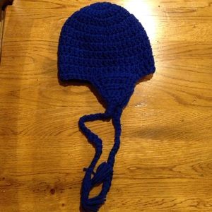 Crocheted baby newborn hat