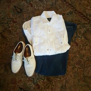 White western express button down