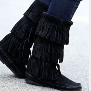 Fringe Minnetonka Boots