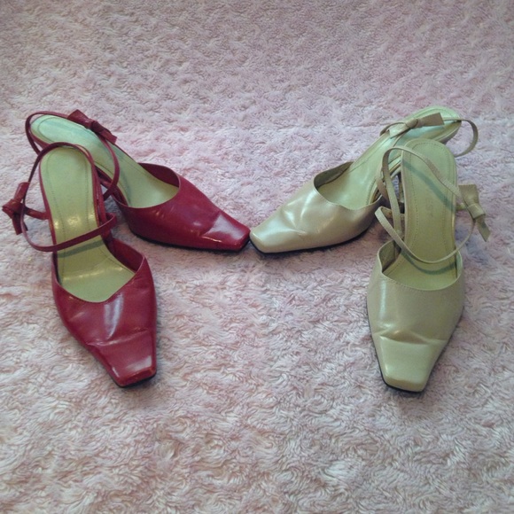 6.5M Nine West sling back heels