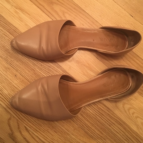 Vince beige flats