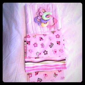 Pink Receiving/ Swaddling Blankets 💗