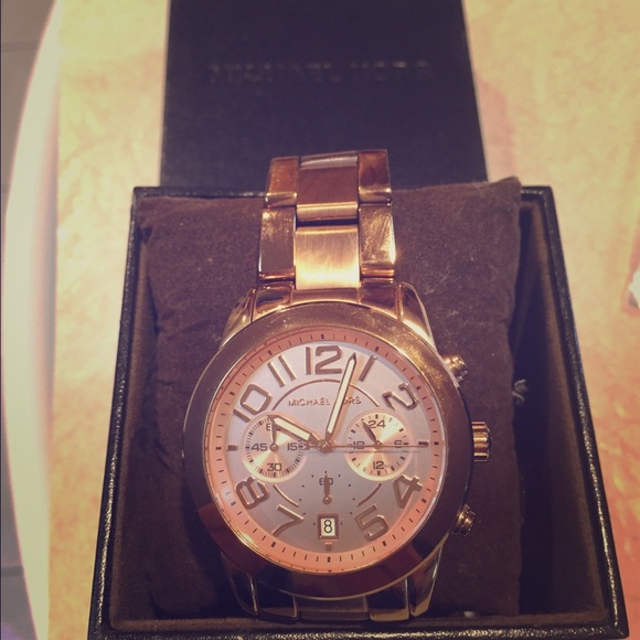 Authentic Michael Kors Rose Gold Watch