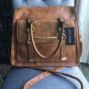Steve Madden COGNAC BPHILL SATCHEL