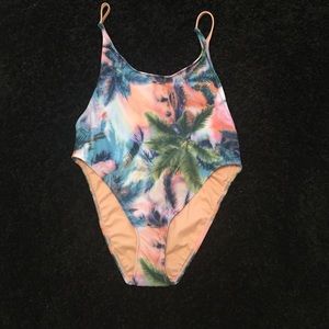 One piece bathing suit