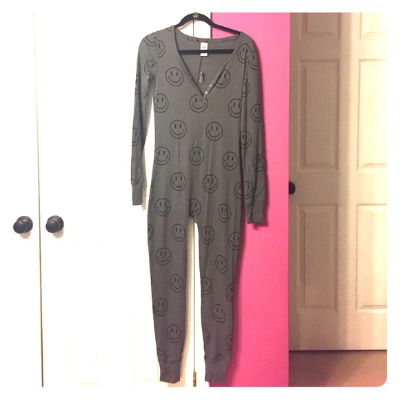 Victoria secret pink thermal jumpsuit PJs