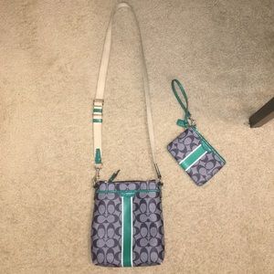 Coach Crossbody bag with matching wallet