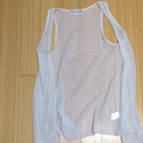 Boho sleeveless cardigan