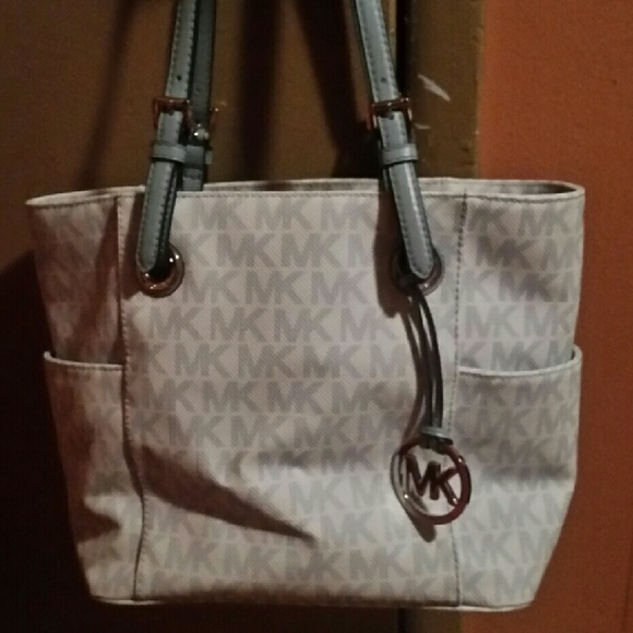 Mk signature tote - sky blue