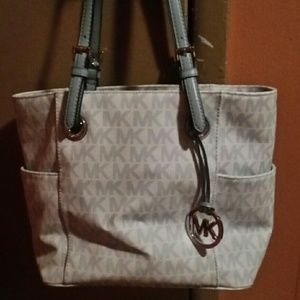 Mk signature tote - sky blue
