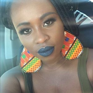 Hand made African earring ❤️💯👌🏾