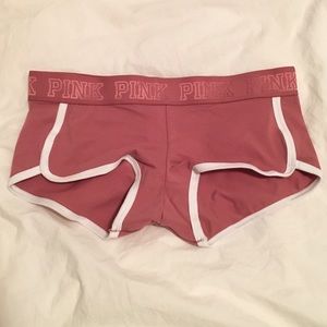 VS PINK Logo Soft Begonia Boyshort