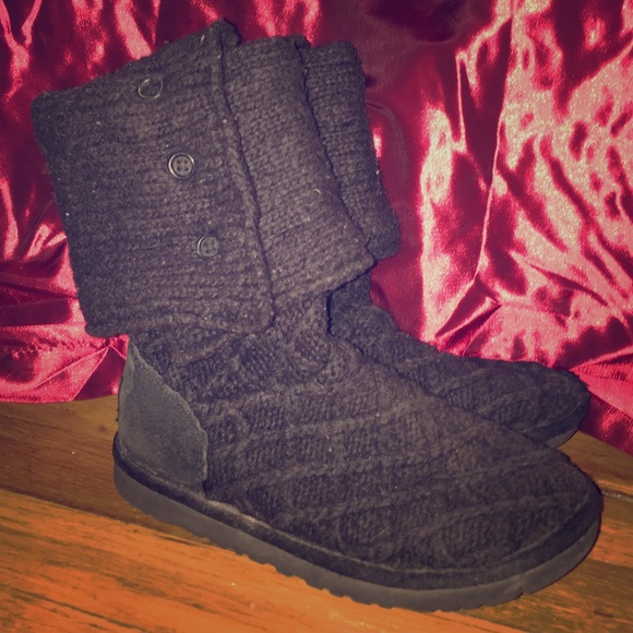 UGG Black Boots - Size 5