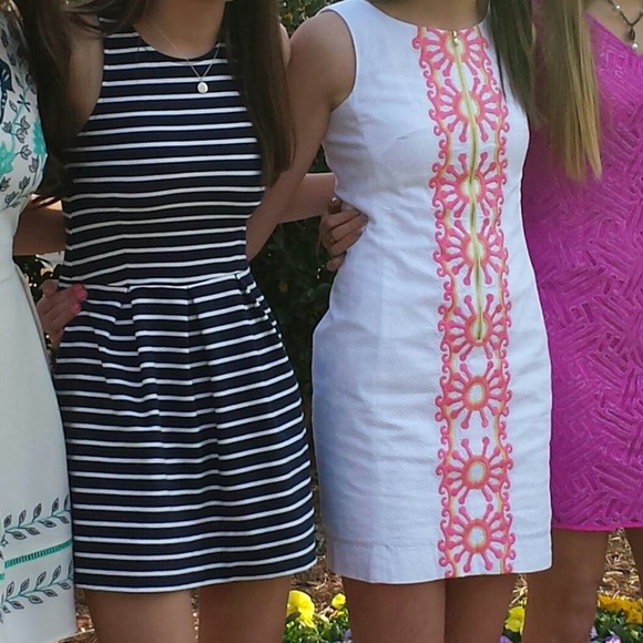 Nautical Striped Halter Dress