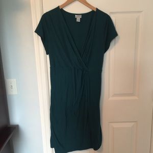 Motherhood and Maternity emerald dress