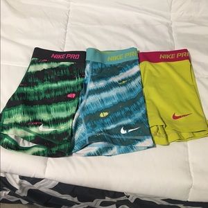 Nike Pro shorts bundle