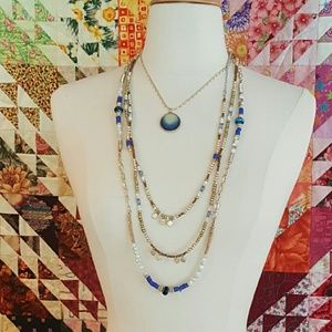 Multi-strand Pendant Necklace