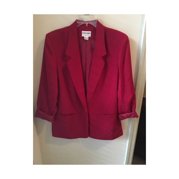 Vintage Red Blazer