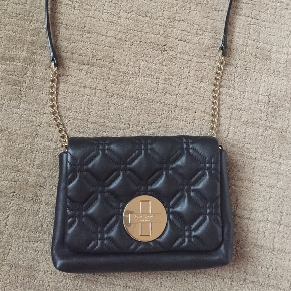 kate spade black cross body purse