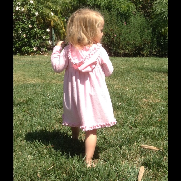 Gymboree Light Pink Terry Beach Cover Up - Picture 2 of 8