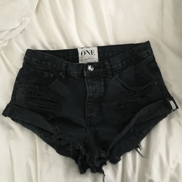 One Teaspoon Fox Black Bandits size 25