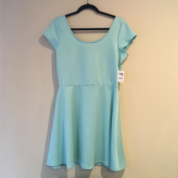 Mint Green Skater Dress