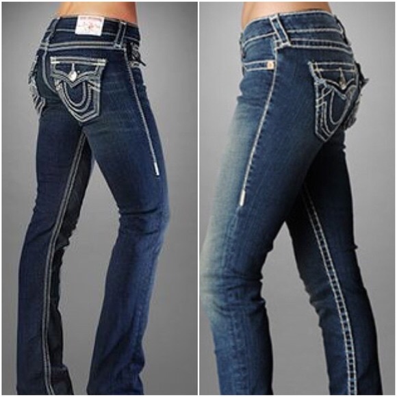 Dark wash true religion jeans