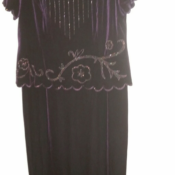 Plus size two pieces dress very elegant