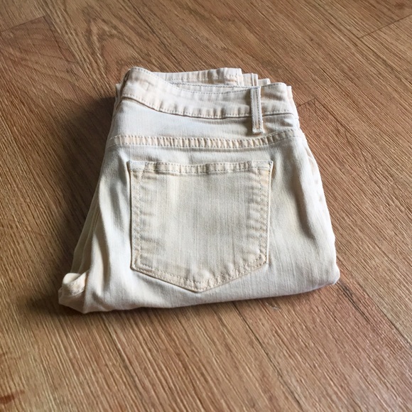 Rich & Skinny peach colored jeans