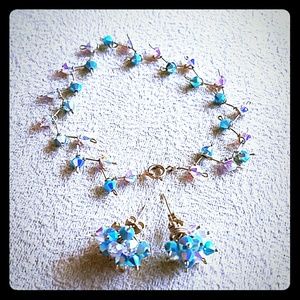 Earrings and Bracelet