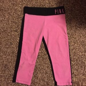 Pink Victoria secret yoga pants