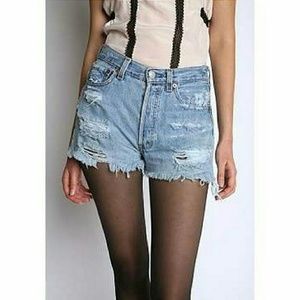 Vintage High Waisted Levi Shorts