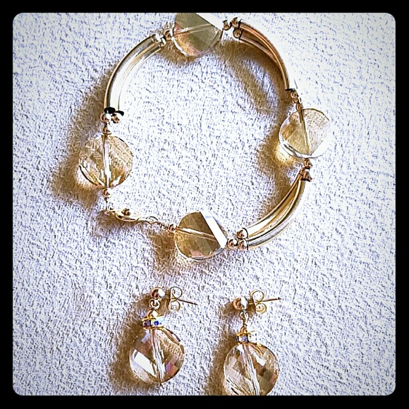 Earrings and Bracelet