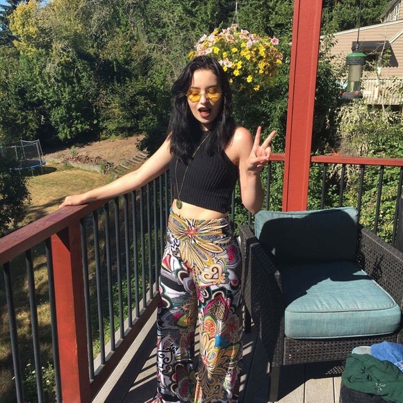 Colorful hippie pants
