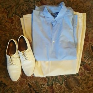 Blue polo by Ralph Lauren button down polo