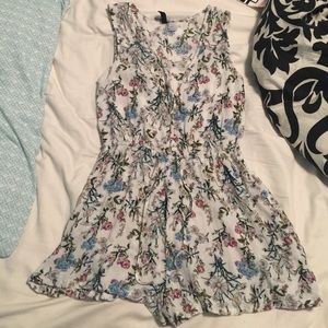 Floral h&m romper