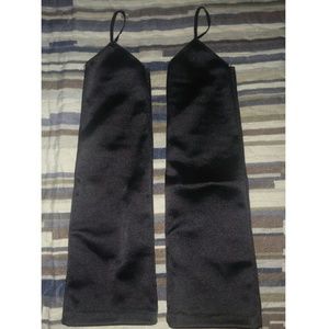 Satin Fingerless Opera Gloves