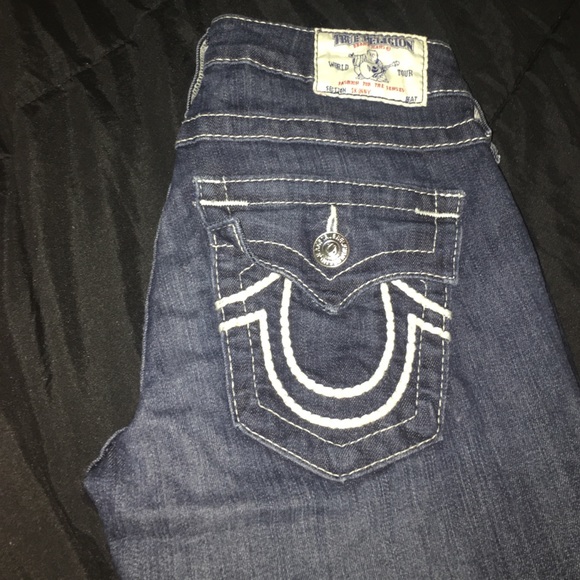 Dark wash true religion jeans