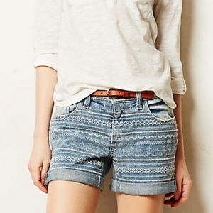 Anthropologie Pilcro Denim Shorts