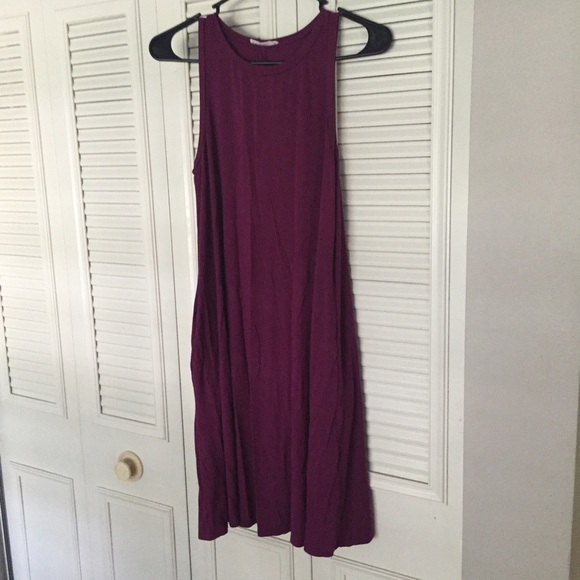NWOT Magenta Jersey Dress
