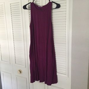 NWOT Magenta Jersey Dress