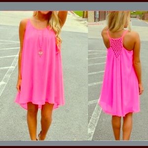 💋Hot neon pink dress 💥