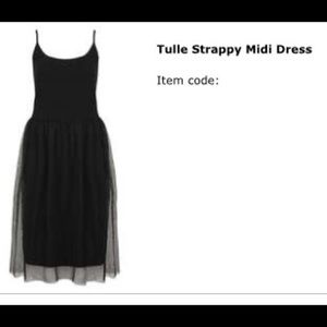 Topshop Tulle Midi dress