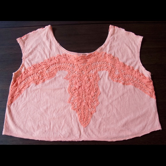 Free people pink crotchet too