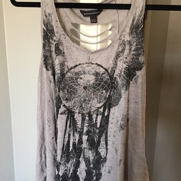 Fabulous tank top with cut outs