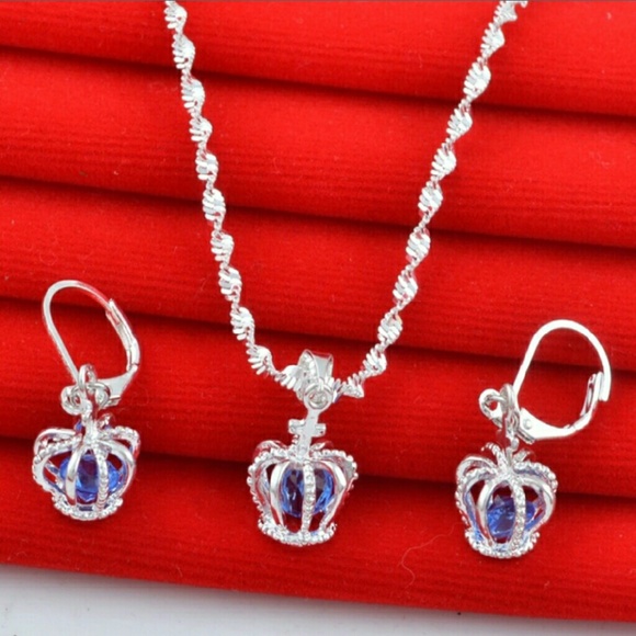 Fabulous 925 earing & necklace set