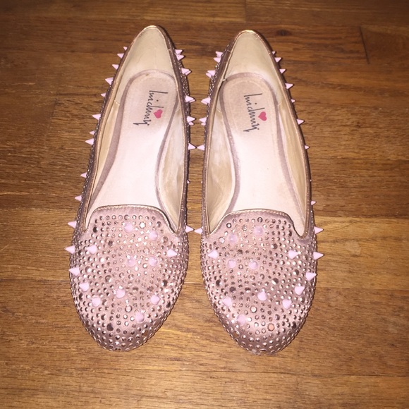 Rose Gold Spiky/Gem Flat - Picture 1 of 4