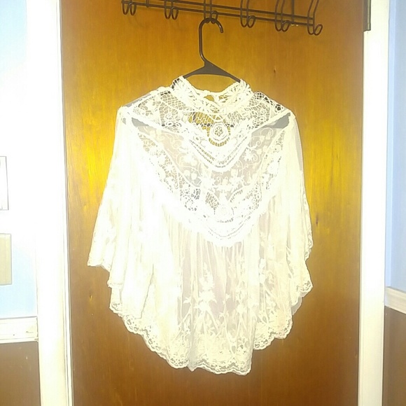 Poncho blouse