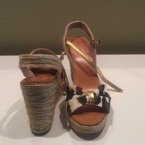 Kate Spade Open-toe Espadrille Wedges