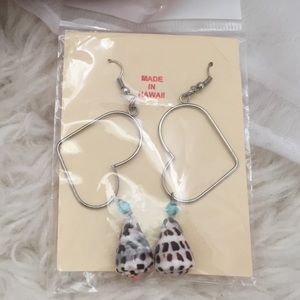Heart Shell Earing made in Hawaii